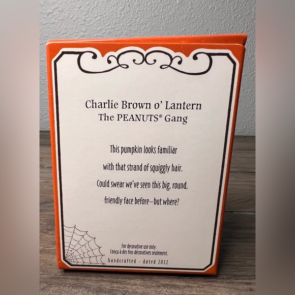 Hallmark NEW 2012 “Charlie Brown ‘o Lantern The PEANUTS Gang Halloween Ornament - Picture 10 of 10